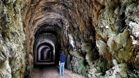 La Va verde del Eo es la nica de Galicia. Une el concello gallego de A Pontenova y el asturiano de San Tirso