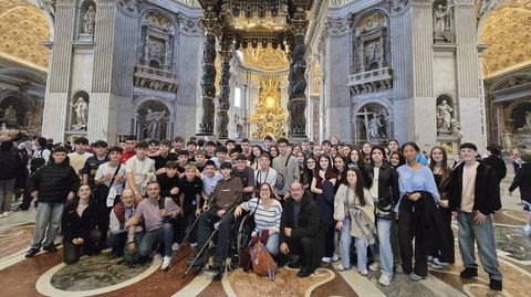 Una imagen de la expedici�n xalleira a tierras de Roma 