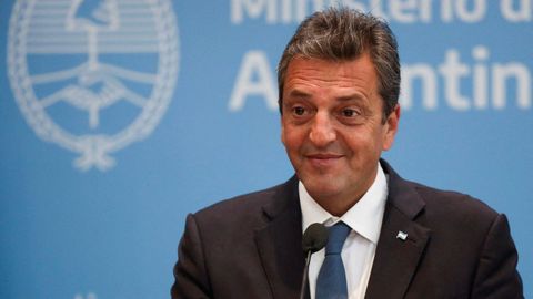 Sergio Massa, ministro de Economia argentino y candidato a la presidencia.