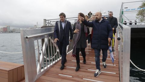 Inauguración y puesta en sevicio de la plataforma náutica de O Parrote, en A Coruña