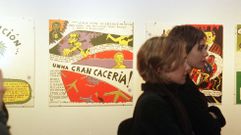 Fotograf�a de arquivo dunha exposici�n en Santiago sobre a obra de Reimundo Pati�o