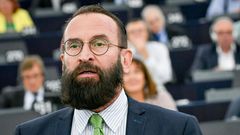 El eurodiputado h�ngaro J�zsef Sz�jer, miembro del partido Fidesz del primer ministro V�ktor Orb�n