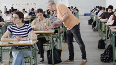 El IES Vilar Ponte de Viveiro concentra a 224 alumnos de ocho institutos de A Mari�a para la realizaci�n de la PAU