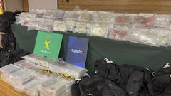 La Guardia Civil y la Polica Nacional intervinieron 486 kilos de cocana en una operacin conjunta llevada a cabo en Asturias.