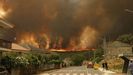 Incendio forestal en Lucenza.