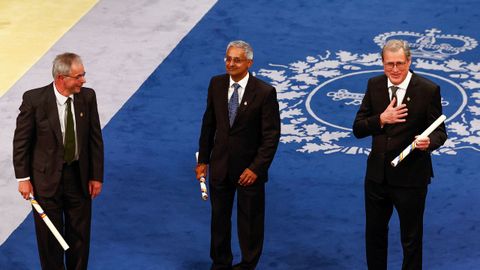 David Klenerman, Shankar Balasubramanian y Pascal Mayer, Premio Princesa de Asturias a la Investigaci�n Cient�fica y T�cnica.