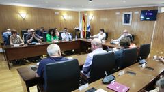 Imagen del pleno de organizaci�n, con todos los concejales. Este mi�rcoles no pudieron asistir cuatro, uno del PSOE y tres del PP