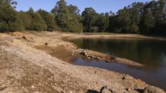 El embalse de Zamns, en octubre