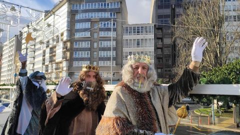 Recorrido de los Reyes Magos por A Coruña