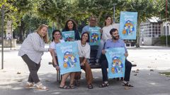 Representantes del sector comercial y del Concello presentaron el cartel