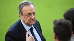 El presidente del Real Madrid, Florentino Prez