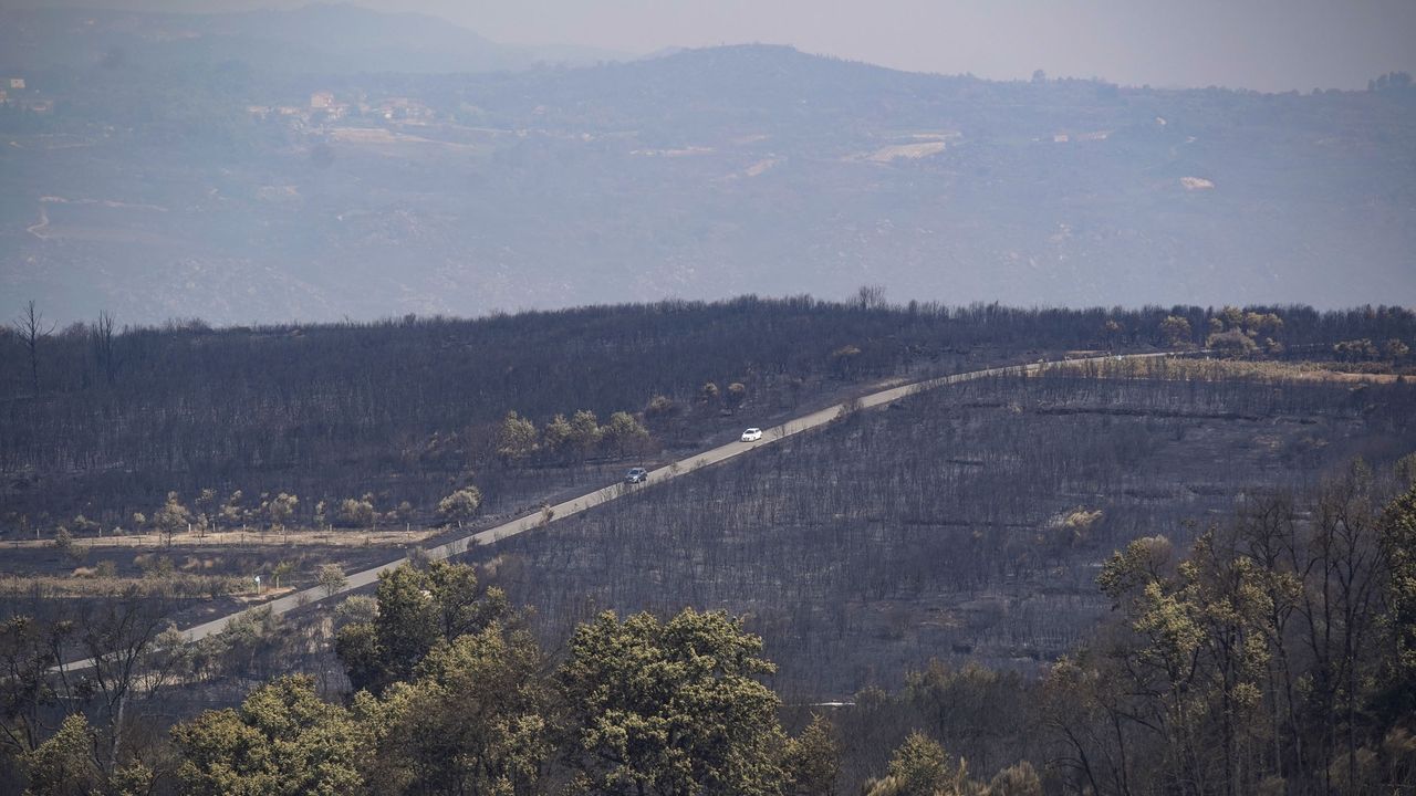 Detenido un hombre al que le imputan una imprudencia grave que causó el incendio que calcina más de 5.000 hectáreas en Oímbra