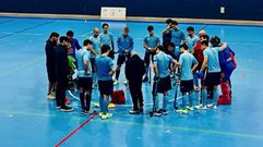 La selecci�n absoluta de sala, en su pr�ctica en el Anexo de Os Remedios