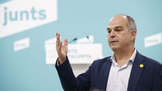 El secretario general de Junts, Jordi Turull, este martes en Barcelona.