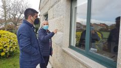 Gabriel Aln, delegado de la Xunta, en su visita a Lodoselo