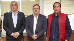 Alfredo Ca�izo, Eduardo Parga y Walter Pardo