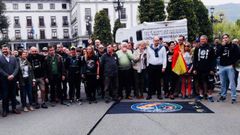 Marcha reivindicativa hacia Madrid de la plataforma Jusapol (Justicia Salarial Policial)