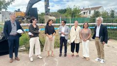 La conselleira y el alcalde, en el centro, en la presentacin