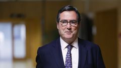 El presidente de la CEOE, Antonio Garamendi, que aspira a la reelecci�n para un tercer mandato.