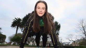 Paula Conde, fotografiada este viernes en el Parque de San Francisco.