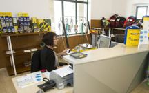 La consigna para peregrinos est� en los bajos de Correos. 