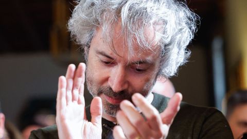 El pianista, escritor y filntropo James Rhodes, en junio en Santiago.
