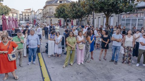 Asistentes a la primera jornada de la XVIII Feira do Vio de Monterrei.