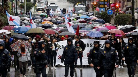 Manifestacin de la Lomce en Vigo en una imagen de archivo
