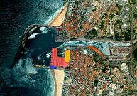 Imagen de la propuesta de los nuevos muelles que se hizo en el 2011 y ahora tendr� m�s superficie y calado.