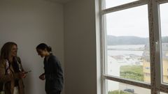 Vista a la r�a desde un ventanal