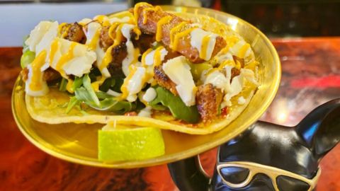 Taco presentado por Inferno Gastrobar