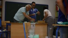 Recuento de votos en las pasadas elecciones andaluzas