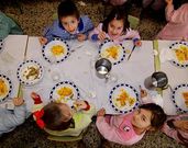 Comedor del centro educativo Praia Xard�n, en Boiro.