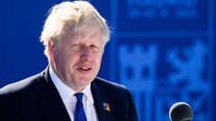 Boris Johnson en una imagen de archivo en el 2022.