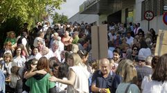 M�s de doscientas personas participaron en la protesta organizada en Monforte por el colectivo de enfermeras A por Todas