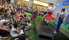 Peppa Pig ya haba estado en este centro comercial. 