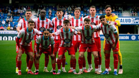 Alineaci&oacute;n titular del Lugo en el Heliodoro Rodr&iacute;guez L&oacute;pez de Tenerife.