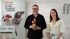 O escritor Ramn D. Veiga gaou a primeira edicin do Premio Jaime Olmedo Limeses de Novela Infantil coa sa obra Pernascochas