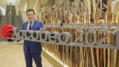 El conselleiro de Cultura e Turismo, Rom�n Rodr�guez, en el Museo das Peregrinaci�ns de Compostela