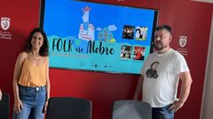 Presentaci�n do Folk no Alobre, onte en Vilagarc�a