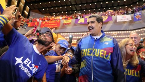El presidente de Venezuela, Nicol�s Maduro, en una ceremonia el pasado mi�rcoles en Caracas.