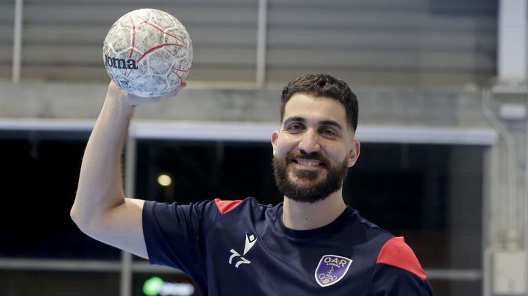 �lex Conde, durante el entrenamiento del OAR del pasado s�bado.