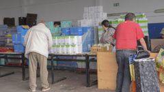 Imagen de archivo de un banco de alimentos
