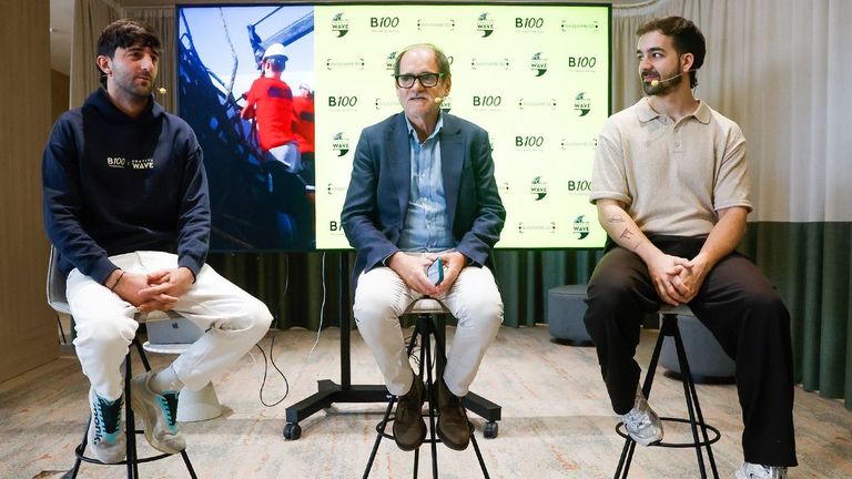 B100 impulsa la producción de prótesis a partir de redes de pesca