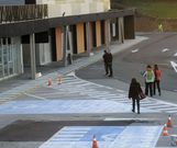 Parte del aparcamiento tendr� que levantarse para repararlo. 