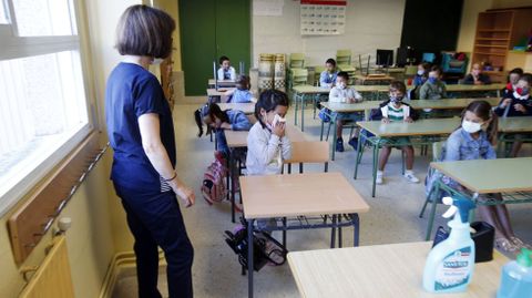 Vuelta al cole en el colegio de Barcelos