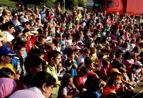 Imagen de las actividades infantiles de la fiesta en una edicin anterior.