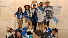 El Robot City Pobra vuelve de la First Lego League en Burgos con premio