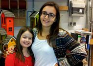 Marta Caneda trabaja cuidando a ni�os en Alemania, donde tambi�n est� aprendiendo el idioma. 