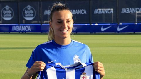 Marisa Garc�a, jugadora del D�por Abanca